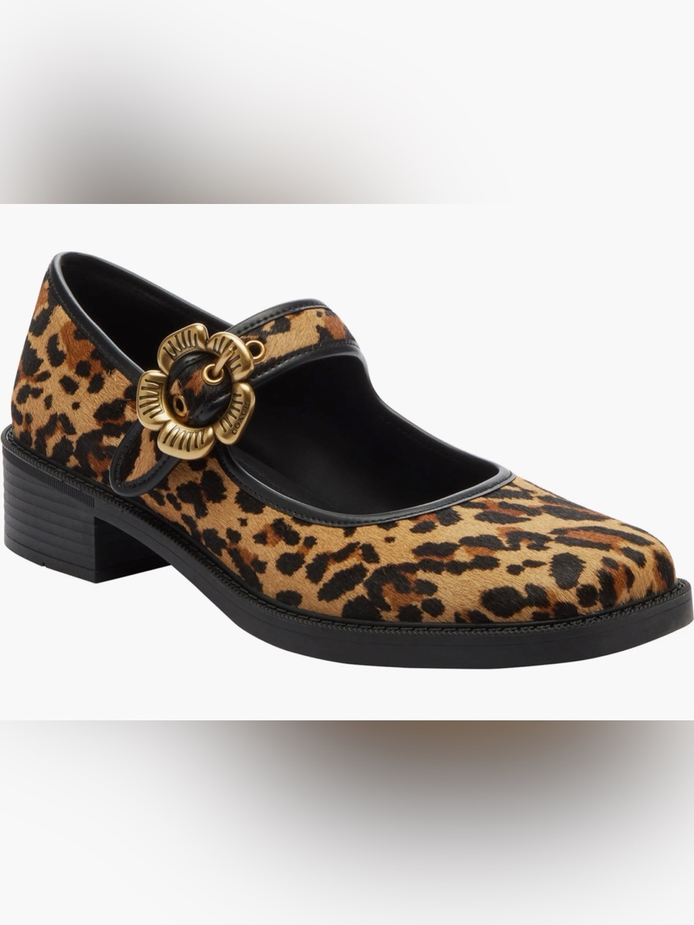 Coach Tea Rose Mary Jane Pump Size 7